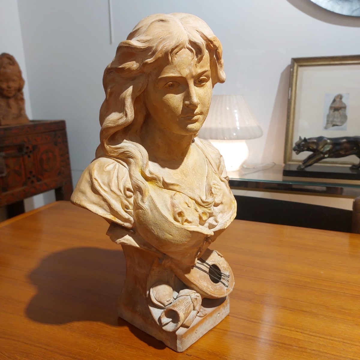 Bohemian Terracotta Signed Le Guluche-photo-6