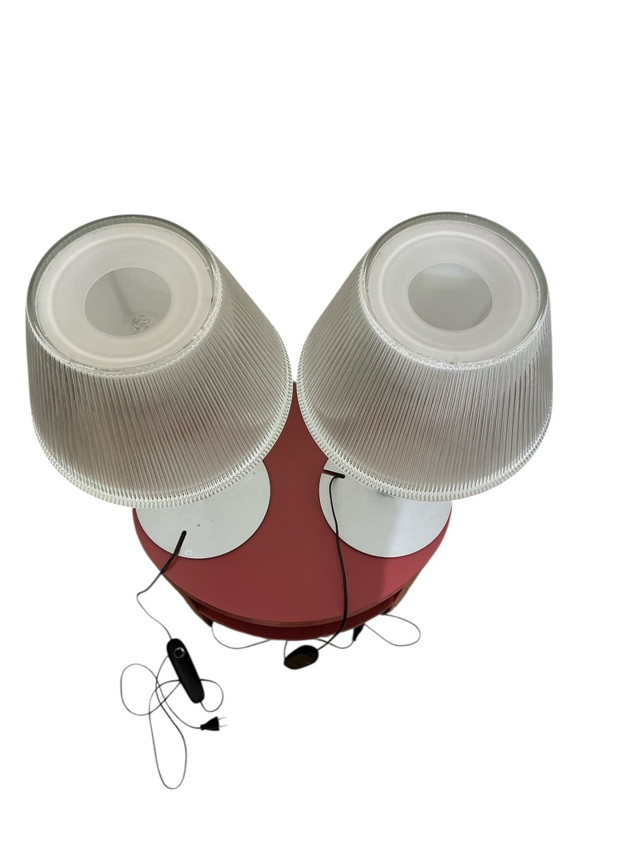 Pair Of Romeo Moon T1 Lamps By Philippe Starck For Flos-photo-3