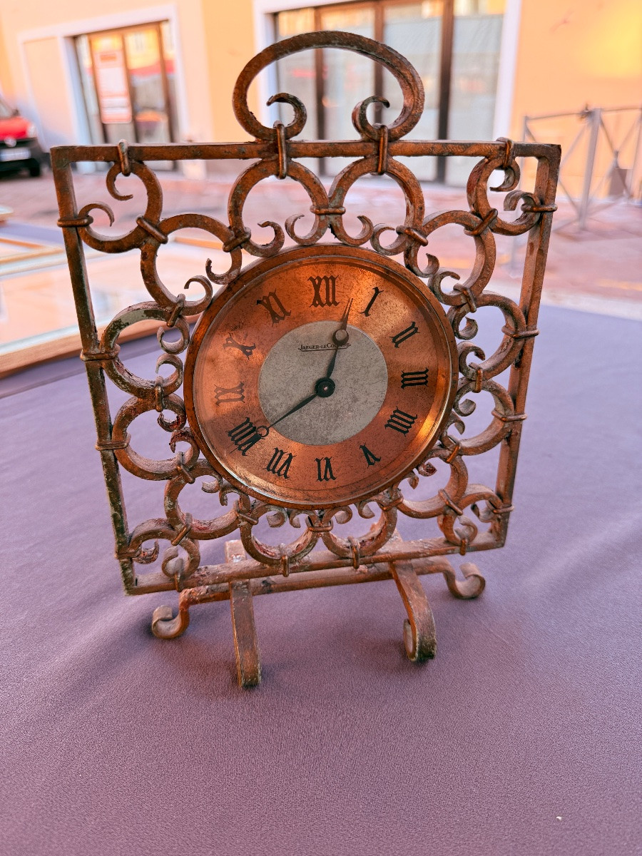 Gilbert Poillerat And Jaeger-lecoultre Pendulum Clock-photo-1