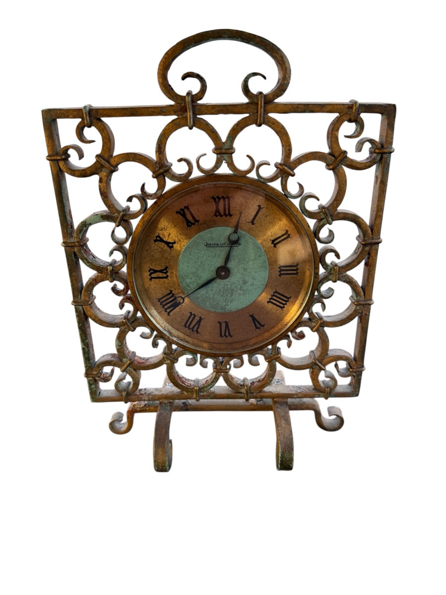 Gilbert Poillerat And Jaeger-lecoultre Pendulum Clock