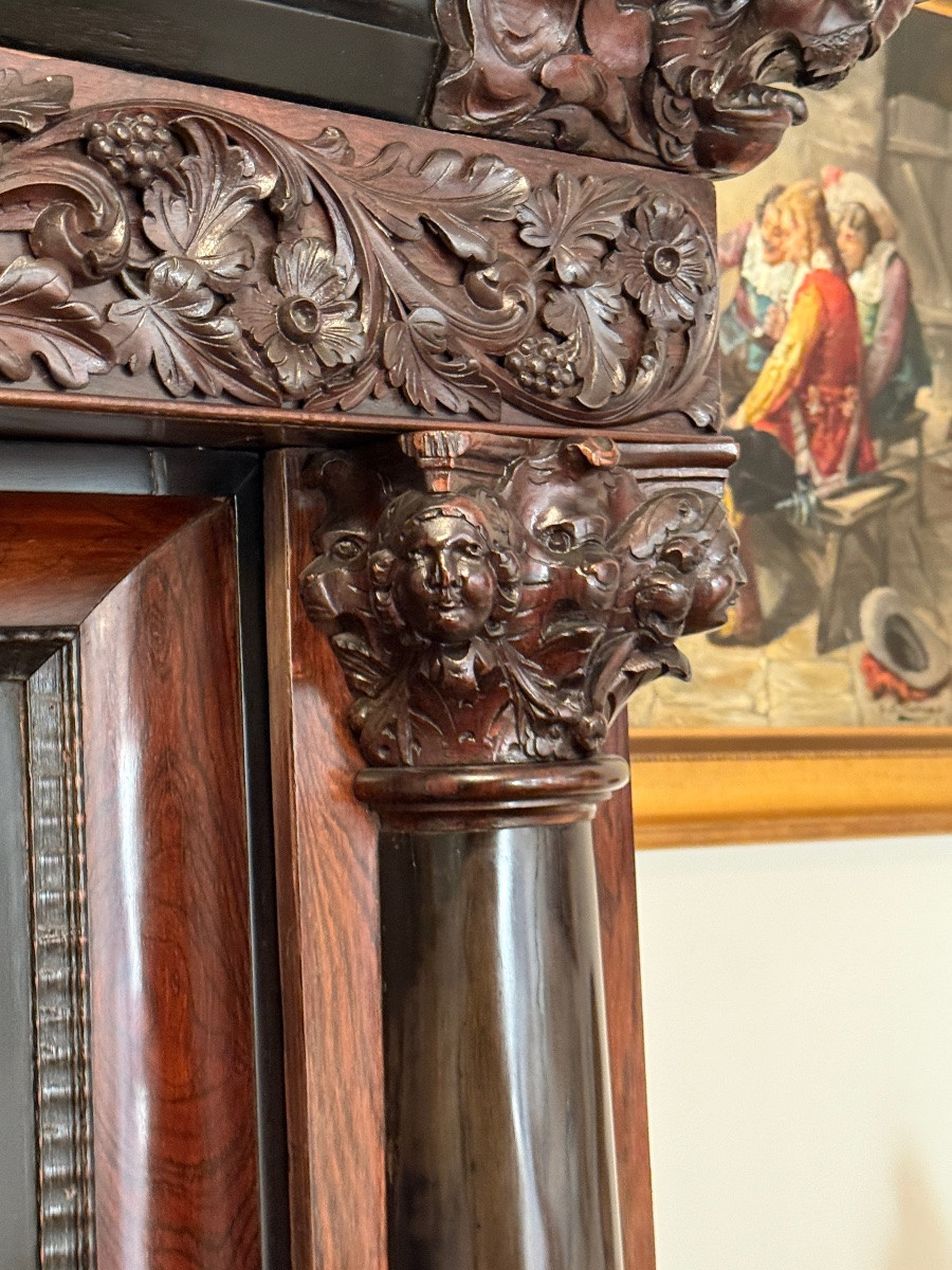 Dutch Cabinet Circa 1700 Rosewood-photo-2