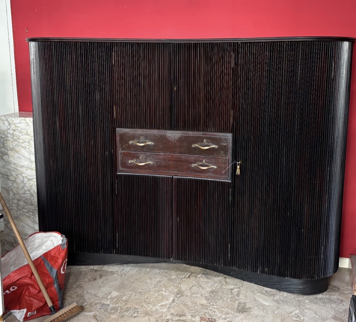OSVALDO BORSANI (1911-1985) – Exceptionnel cabinet monumental-photo-4