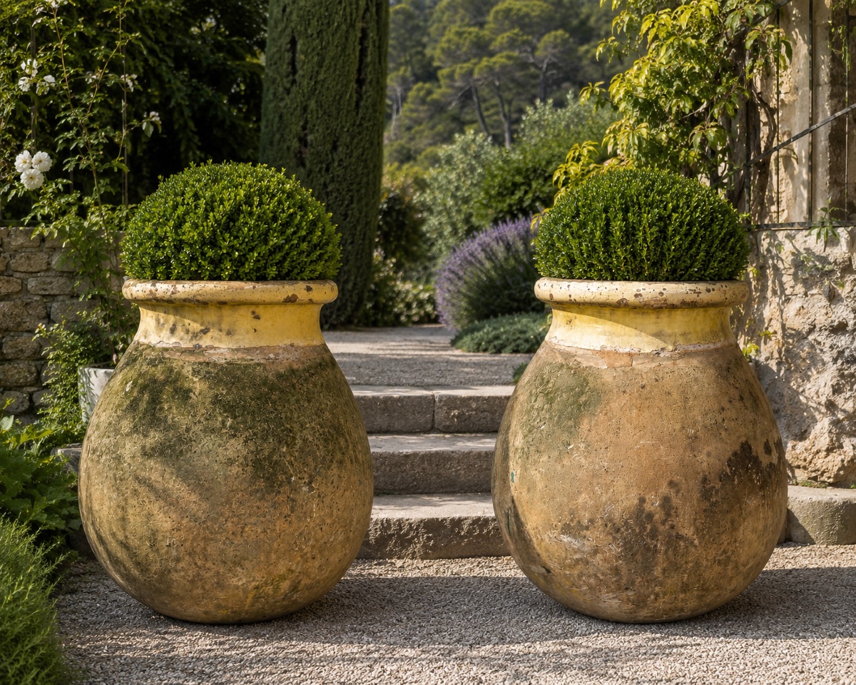 Pair Of Large Biot Jars – 19th Century-photo-4