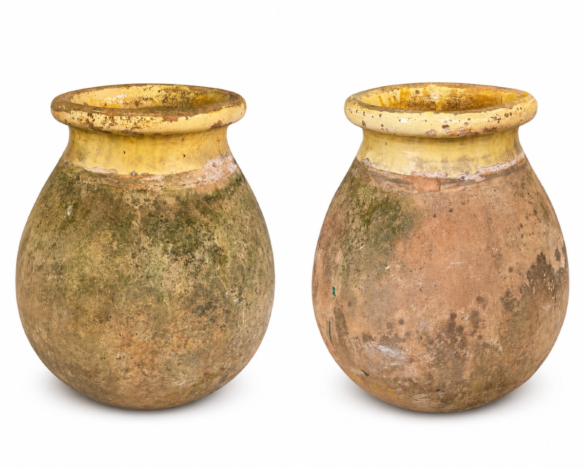 Pair Of Large Biot Jars – 19th Century