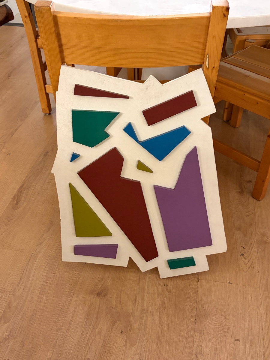Christian De Cambiaire – Textured, Three-dimensional Abstract Composition-photo-2