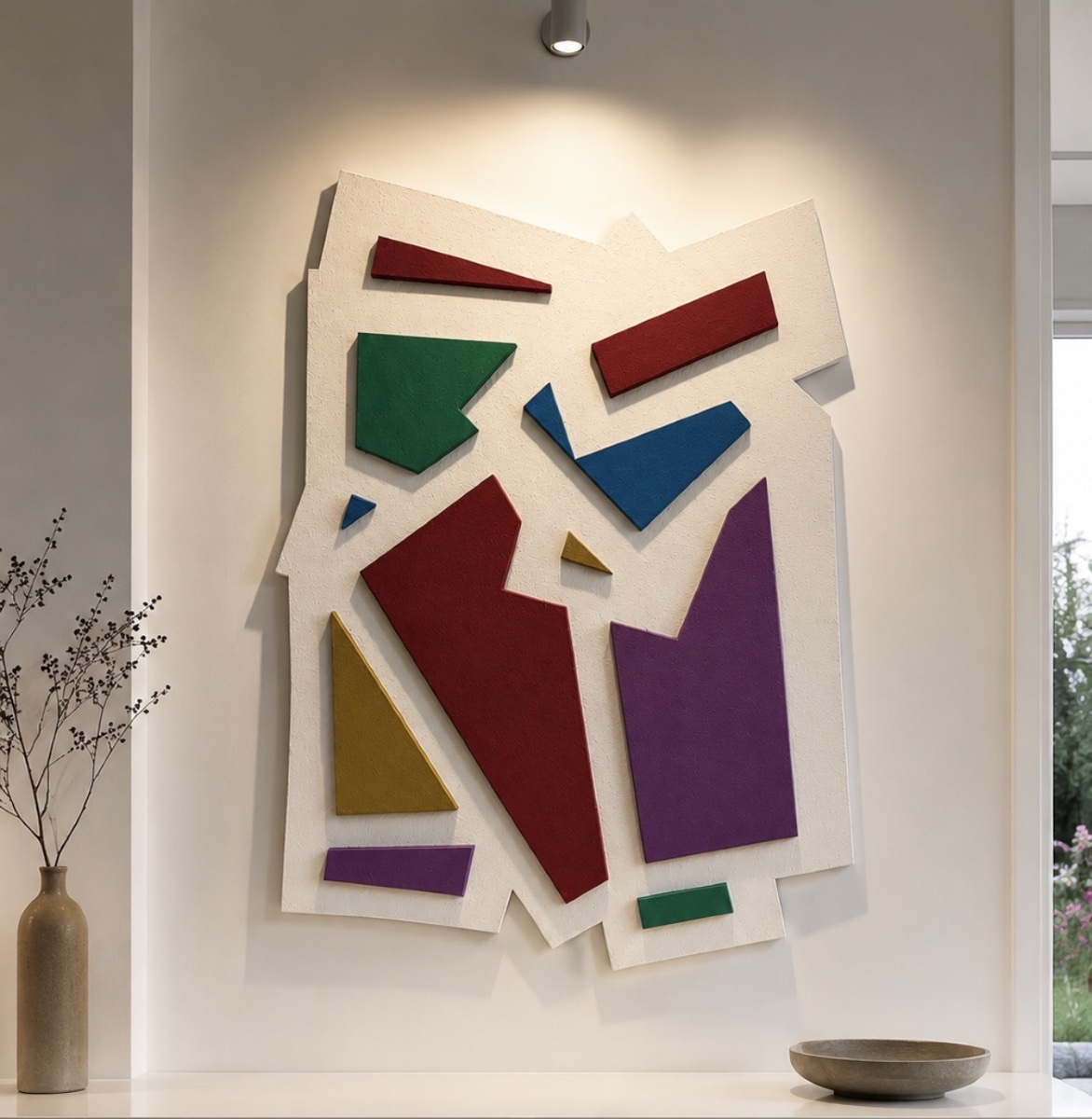 Christian De Cambiaire – Textured, Three-dimensional Abstract Composition-photo-3