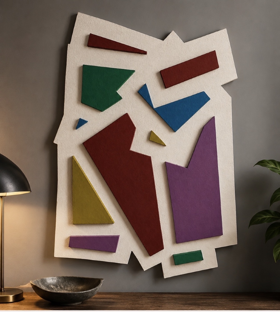 Christian De Cambiaire – Textured, Three-dimensional Abstract Composition