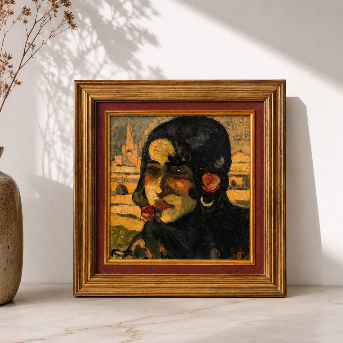 Louis Fortuney (1875-1951) – Jeune Espagnole – 1931