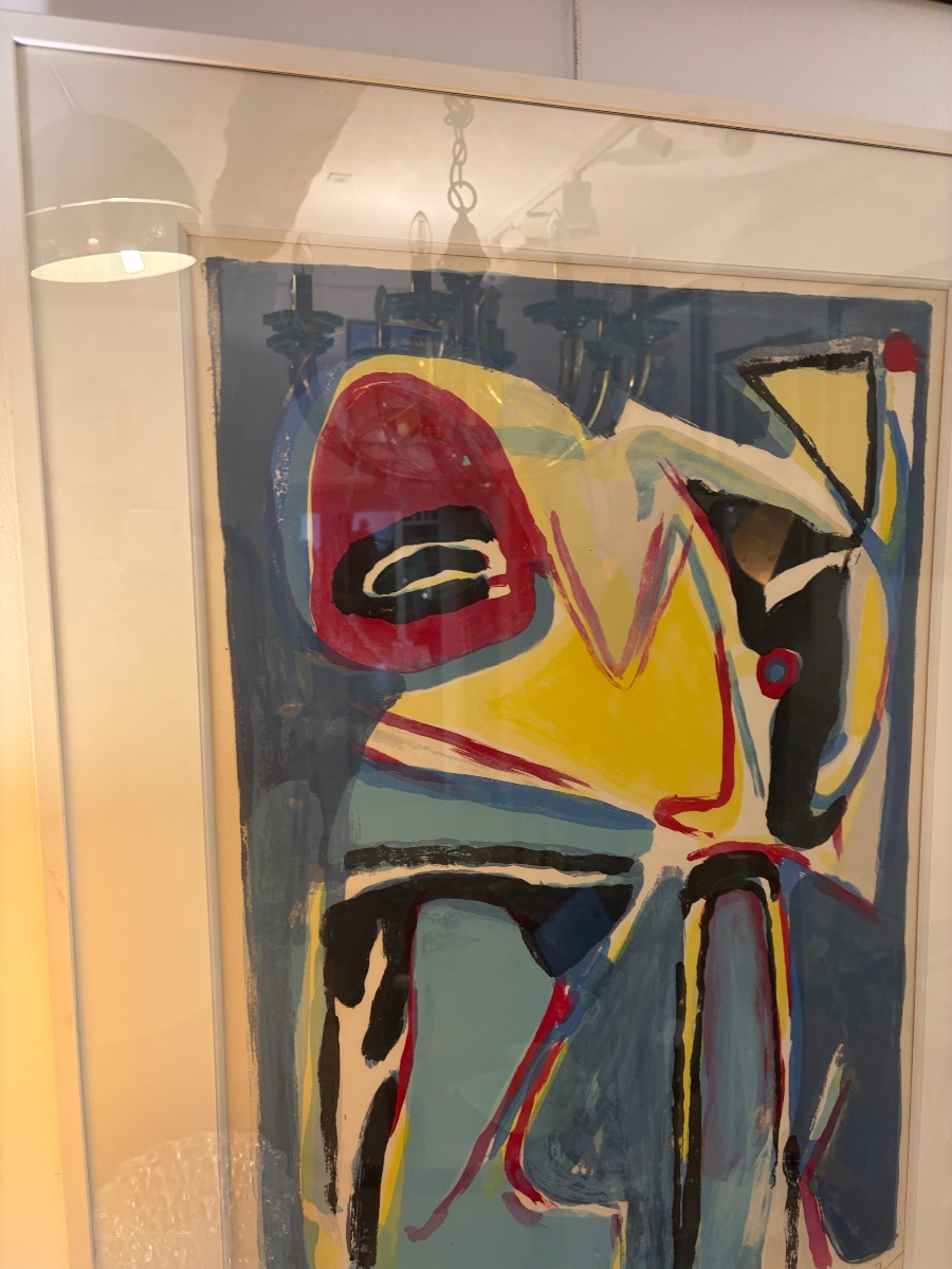 Bram van Velde (1895–1981) – Composition abstraite – Épreuve d’artiste-photo-2