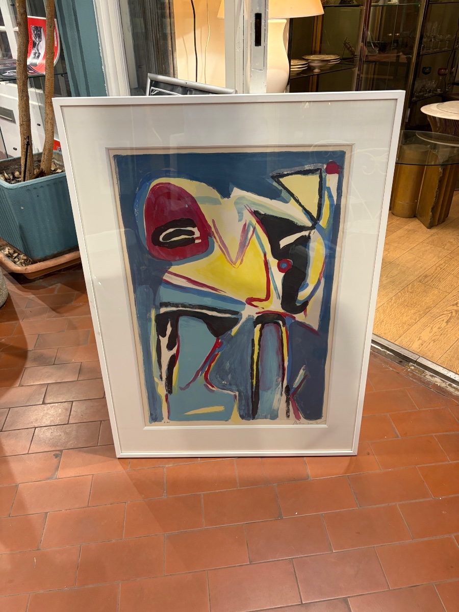 Bram van Velde (1895–1981) – Composition abstraite – Épreuve d’artiste-photo-1