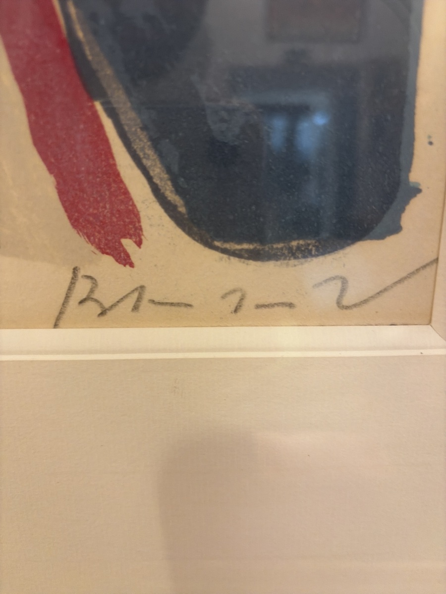 Bram van Velde (1895–1981) – Composition abstraite – Épreuve d’artiste-photo-2