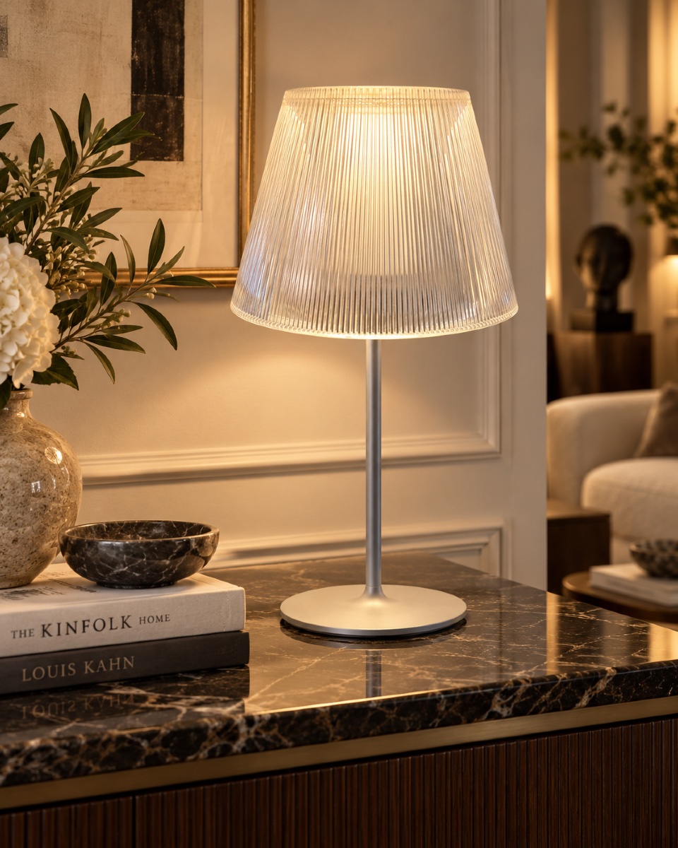 LAMPE DE TABLE ROMEO MOON T1 – PHILIPPE STARCK POUR FLOS (1998)-photo-3