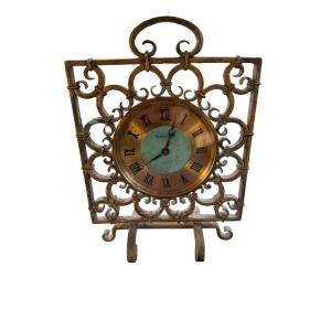 Gilbert Poillerat Et Jaeger Lecoultre Pendule Horloge