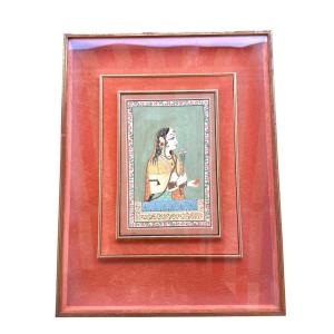 Miniature indienne – Rajasthan, école de Jaipur, fin XIXᵉ siècle