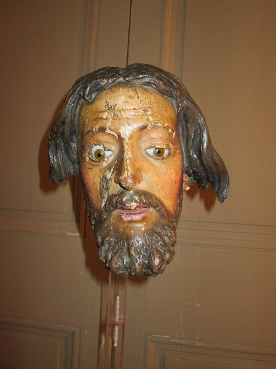 Tete De Christ Espagne XVIIIème