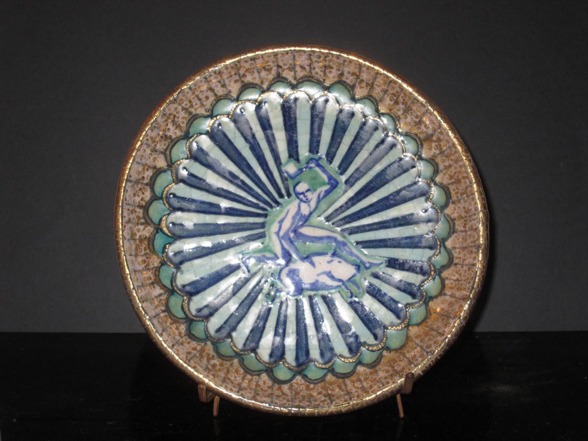 Assiette d'André Metthey(1871-1921)