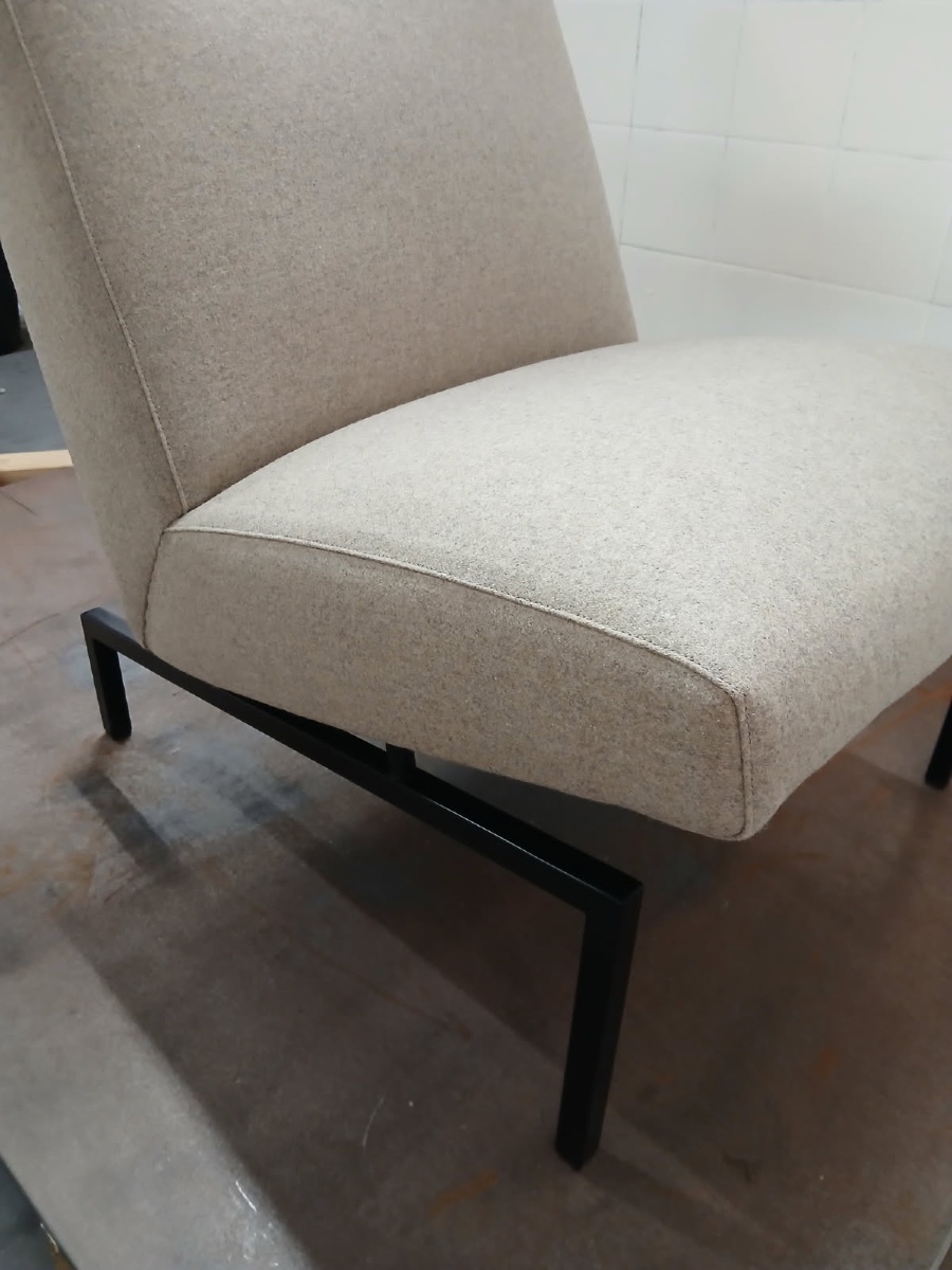 Pair Of Tempo Model Armchairs By Joseph-andré Motte -photo-3