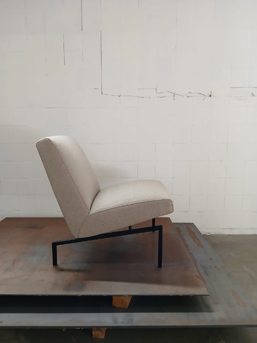 Pair Of Tempo Model Armchairs By Joseph-andré Motte -photo-4