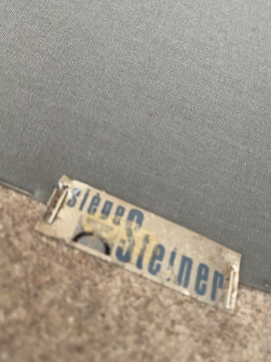 Pair Of Tempo Model Armchairs By Joseph-andré Motte -photo-6