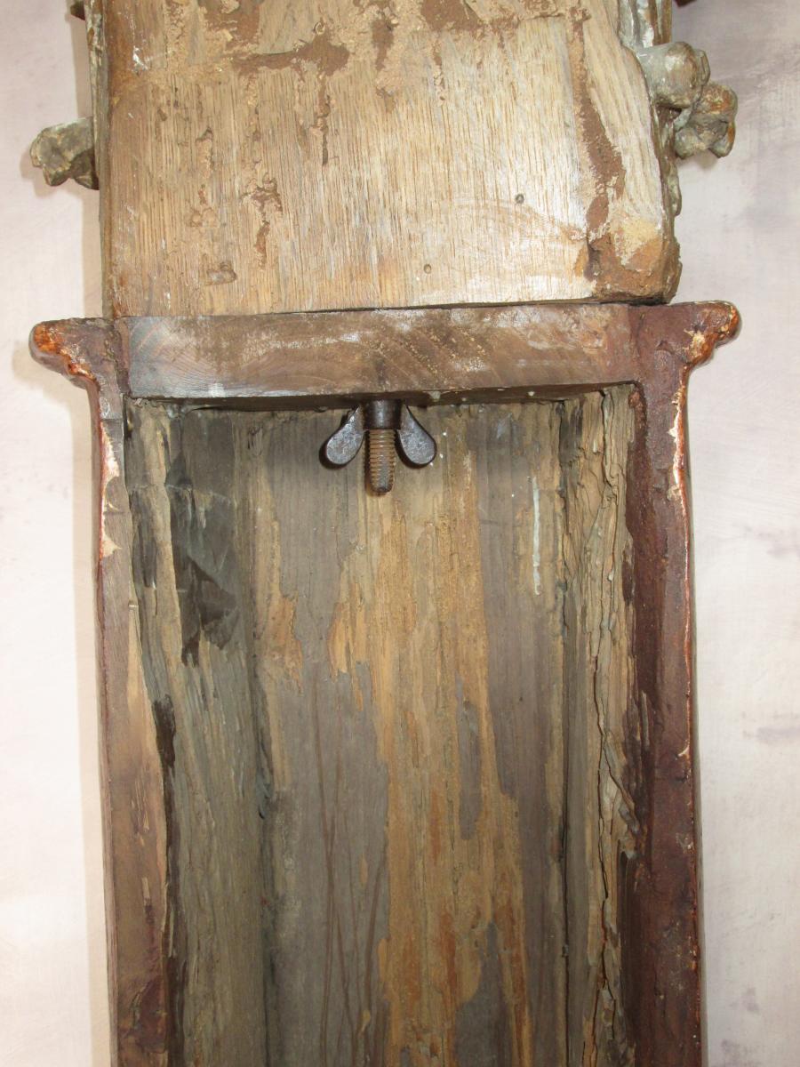 Paire De Demi-colonnes Formant Troncs d'église-photo-4