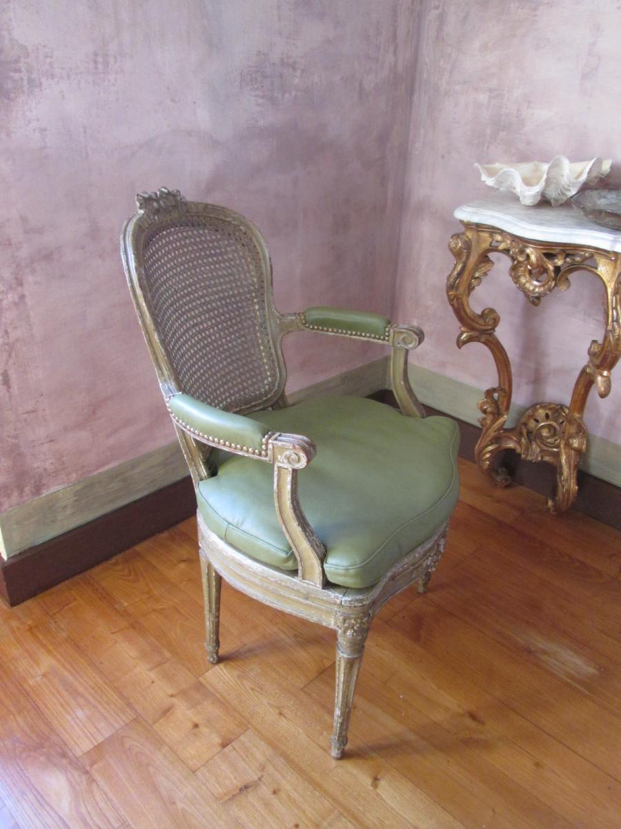 Louis XVI Armchair By François Gros-photo-2