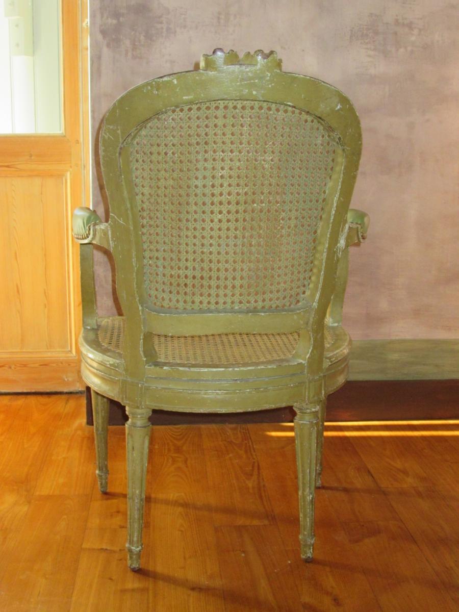 Louis XVI Armchair By François Gros-photo-2