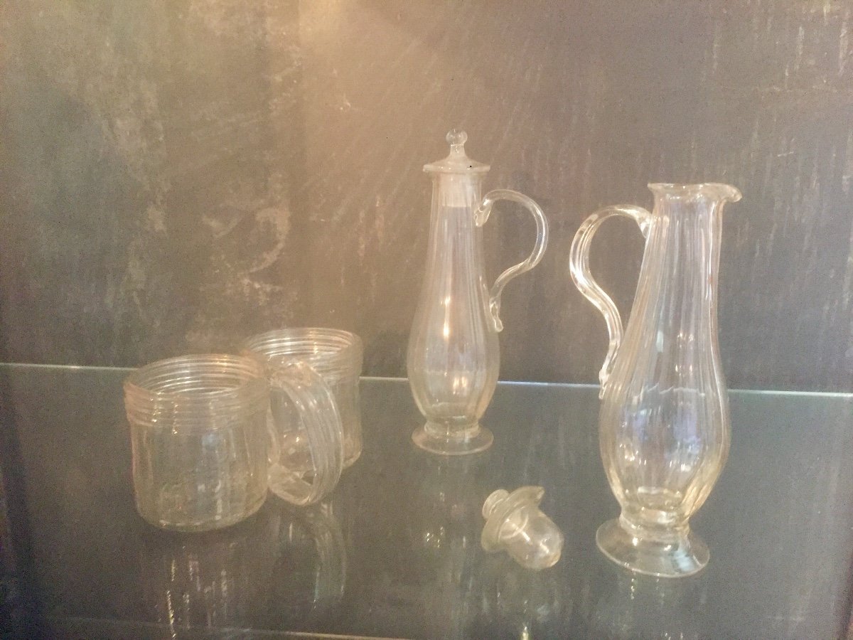 Huilier En Verre XVIII Eme Siècle -photo-1
