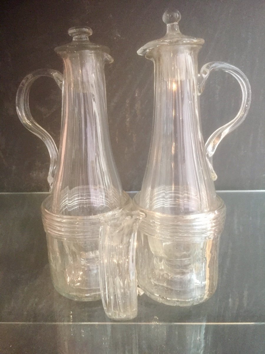 Huilier En Verre XVIII Eme Siècle 