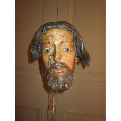 Tete De Christ Espagne XVIIIème