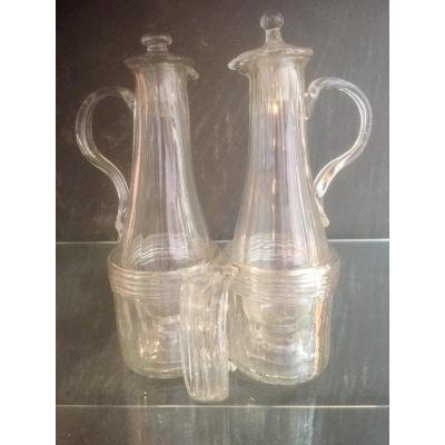 Glass Cruet XVIII Eme Century