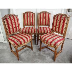 Suite Of Four Louis XVI Chairs