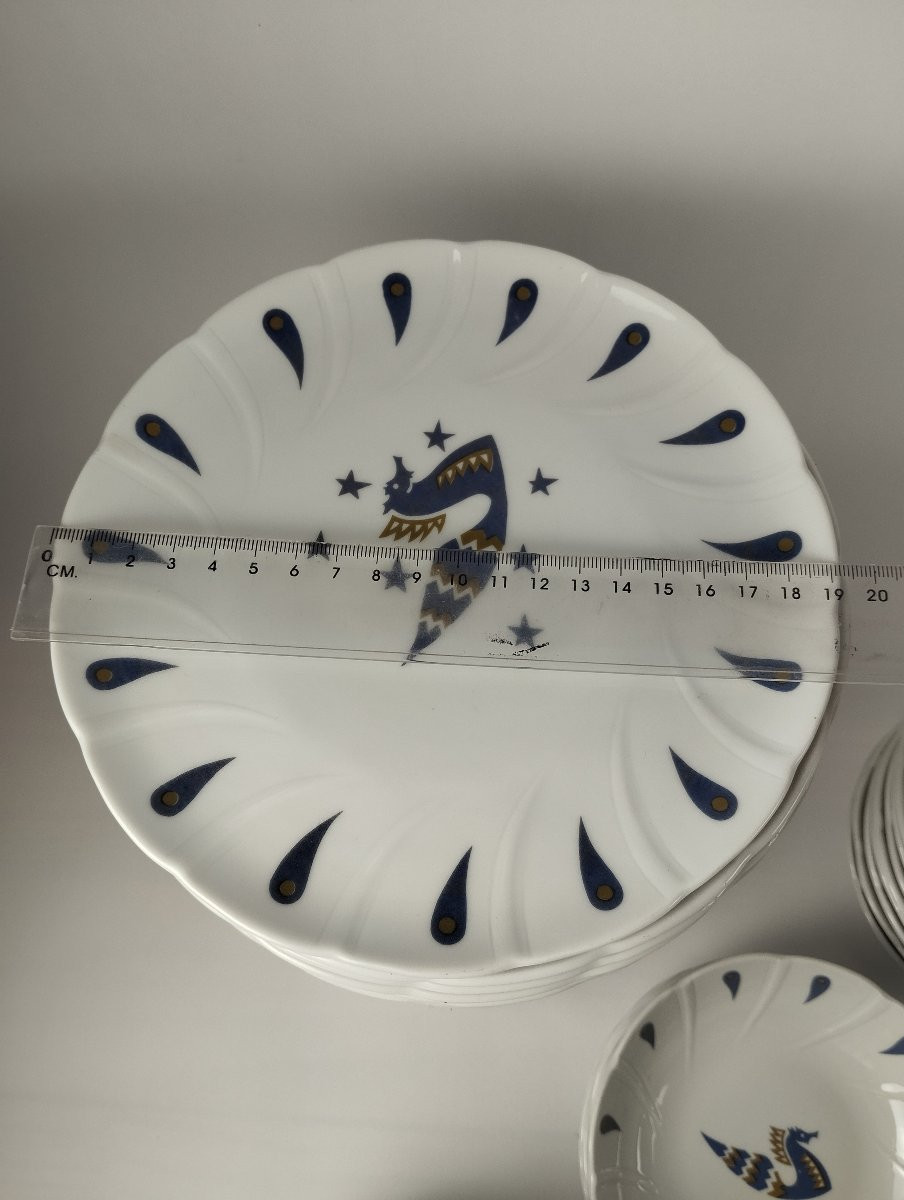 service 99 pièces air france Concorde jean picart Ledoux Bernardaud et Haviland -photo-4