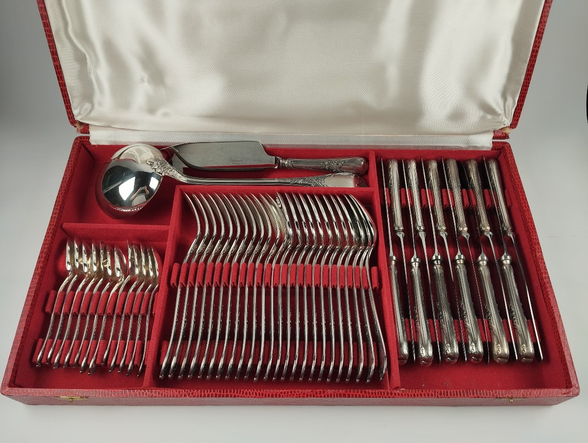 Christofle 50-piece Marly Cutlery Set