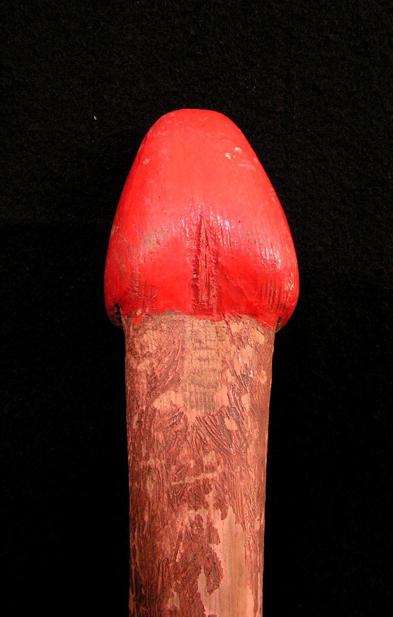 Maison Close Phallus XIXème Porte Manteau ??? Sexe d'Homme Curiosa Curiosité -photo-2