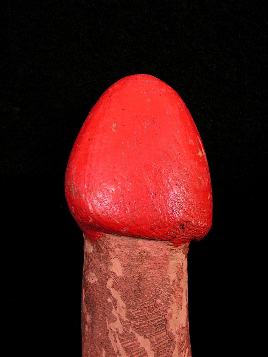 Maison Close Phallus XIXème Porte Manteau ??? Sexe d'Homme Curiosa Curiosité -photo-3