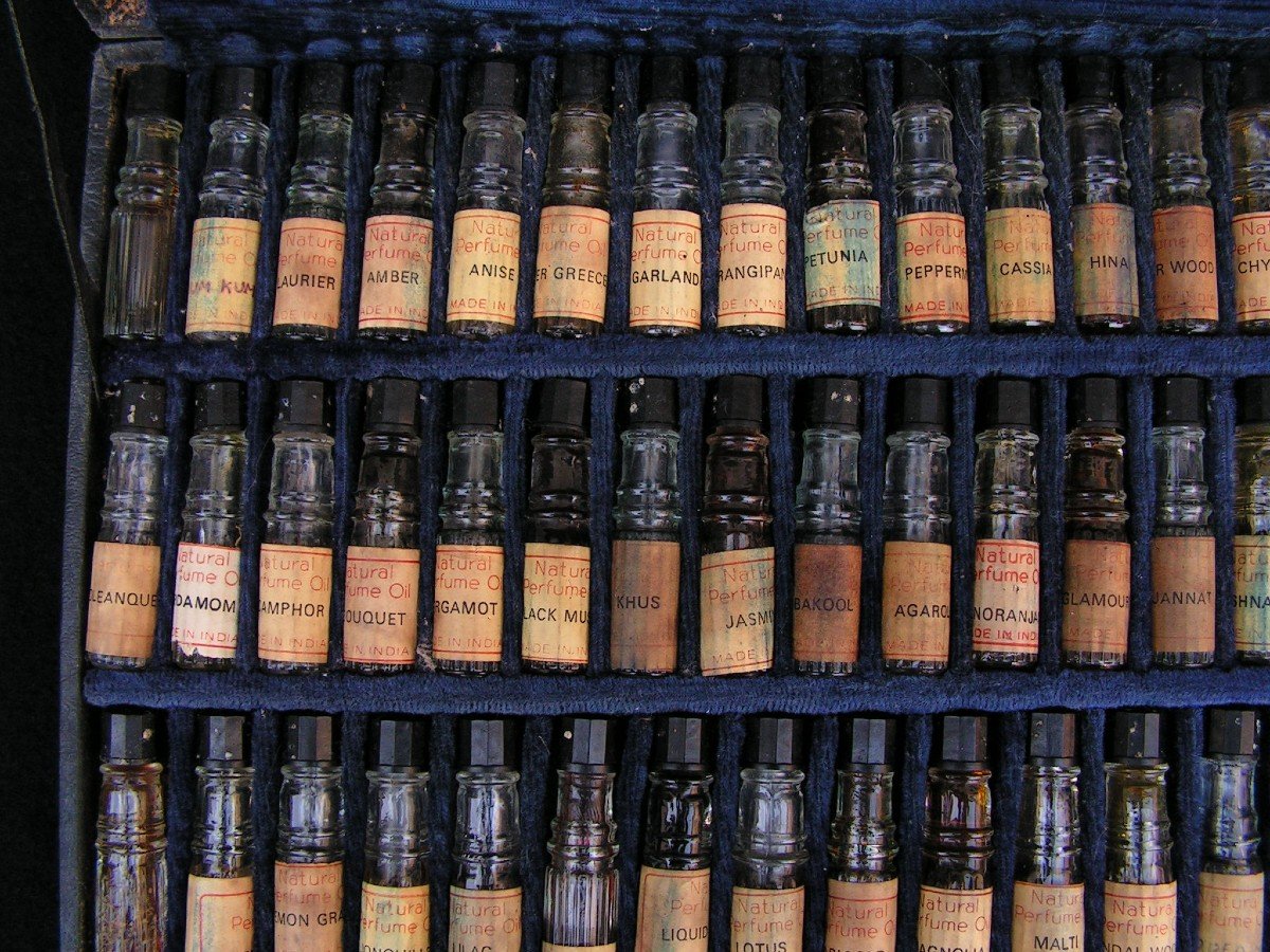 Ancien Orgue De Parfumeur Pour Nez Fabrication Des Parfums Natural Perfume Oil-photo-3