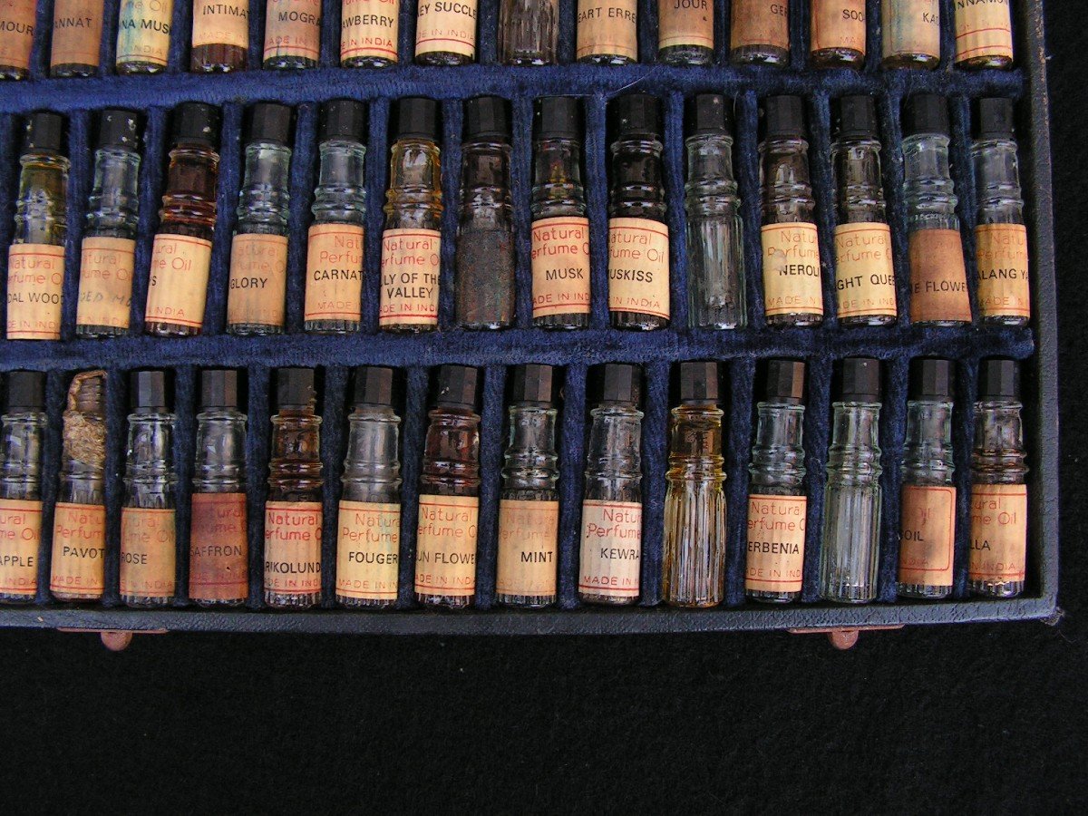 Ancien Orgue De Parfumeur Pour Nez Fabrication Des Parfums Natural Perfume Oil-photo-2