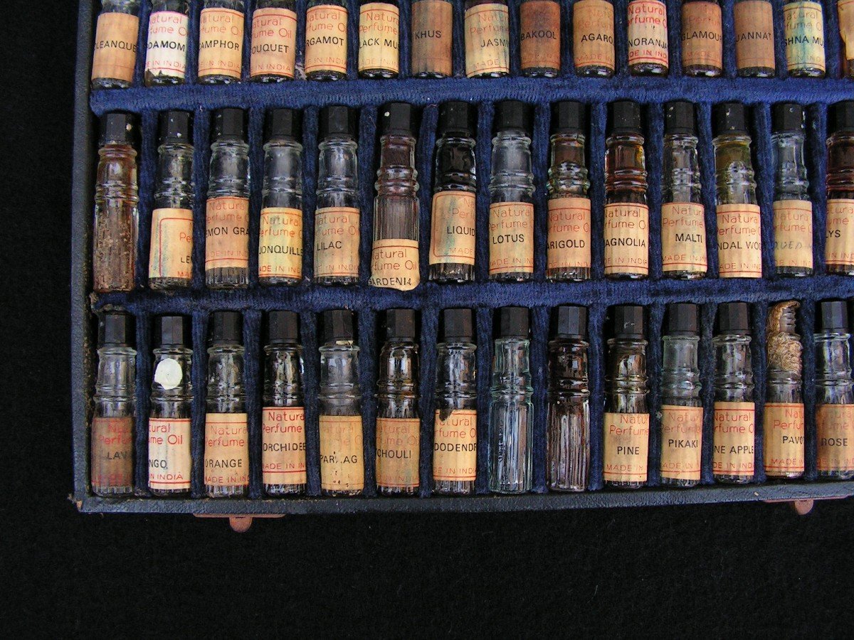 Ancien Orgue De Parfumeur Pour Nez Fabrication Des Parfums Natural Perfume Oil-photo-4