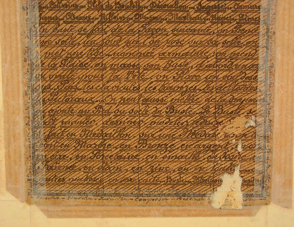 Emile Josome Hodinos Dessin &agrave; l&#039;Encre De Chine XIX&egrave;me Art Brut Femme Nue M&eacute;daille-photo-6