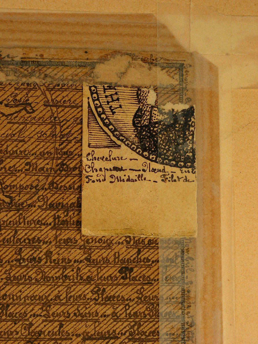 Emile Josome Hodinos Dessin &agrave; l&#039;Encre De Chine XIX&egrave;me Art Brut Femme Nue Medaille-photo-7