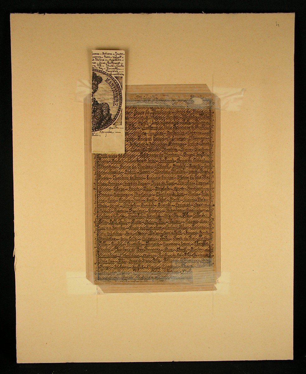 Emile Josome Hodinos Dessin &agrave; l&#039;Encre De Chine XIX&egrave;me Art Brut Femme Nue Medaille-photo-4