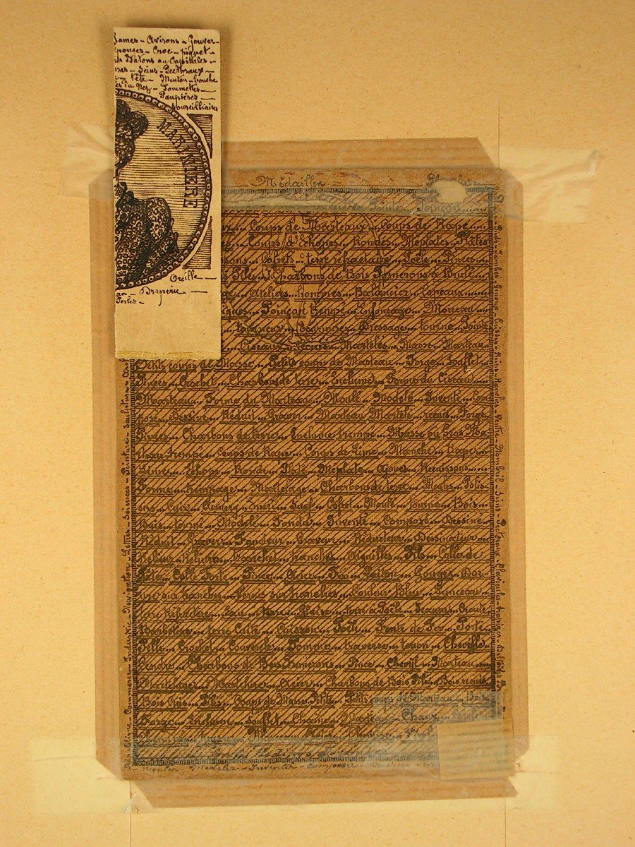 Emile Josome Hodinos Dessin &agrave; l&#039;Encre De Chine XIX&egrave;me Art Brut Femme Nue Medaille-photo-5