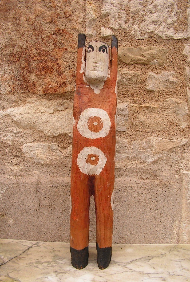 Navajo Art Brut Sculpture Attributed To Charlie Willeto Mid-century-photo-1