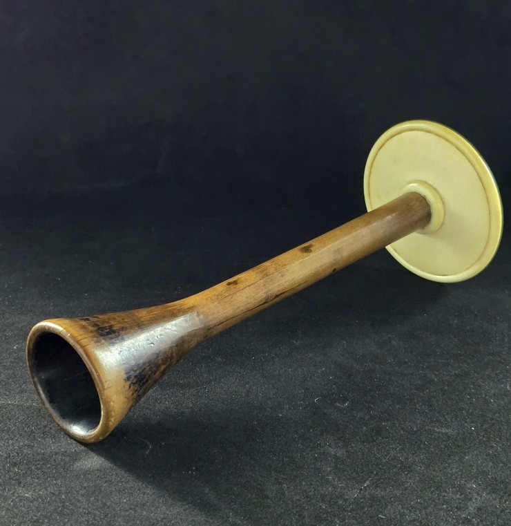 Mid-19th Century Stethoscope, A Medical Instrument.