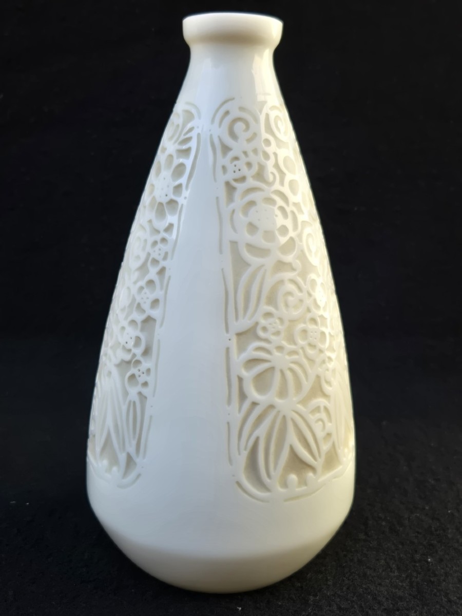 Vesques For Baccarat Art Deco Vase-photo-4