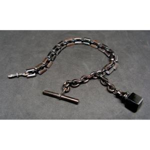 Nineteenth Century Brown Horn Watch Chain