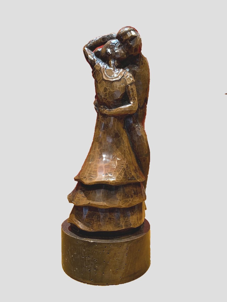 Couple In Carved Wood By Manolo Valiente-photo-2