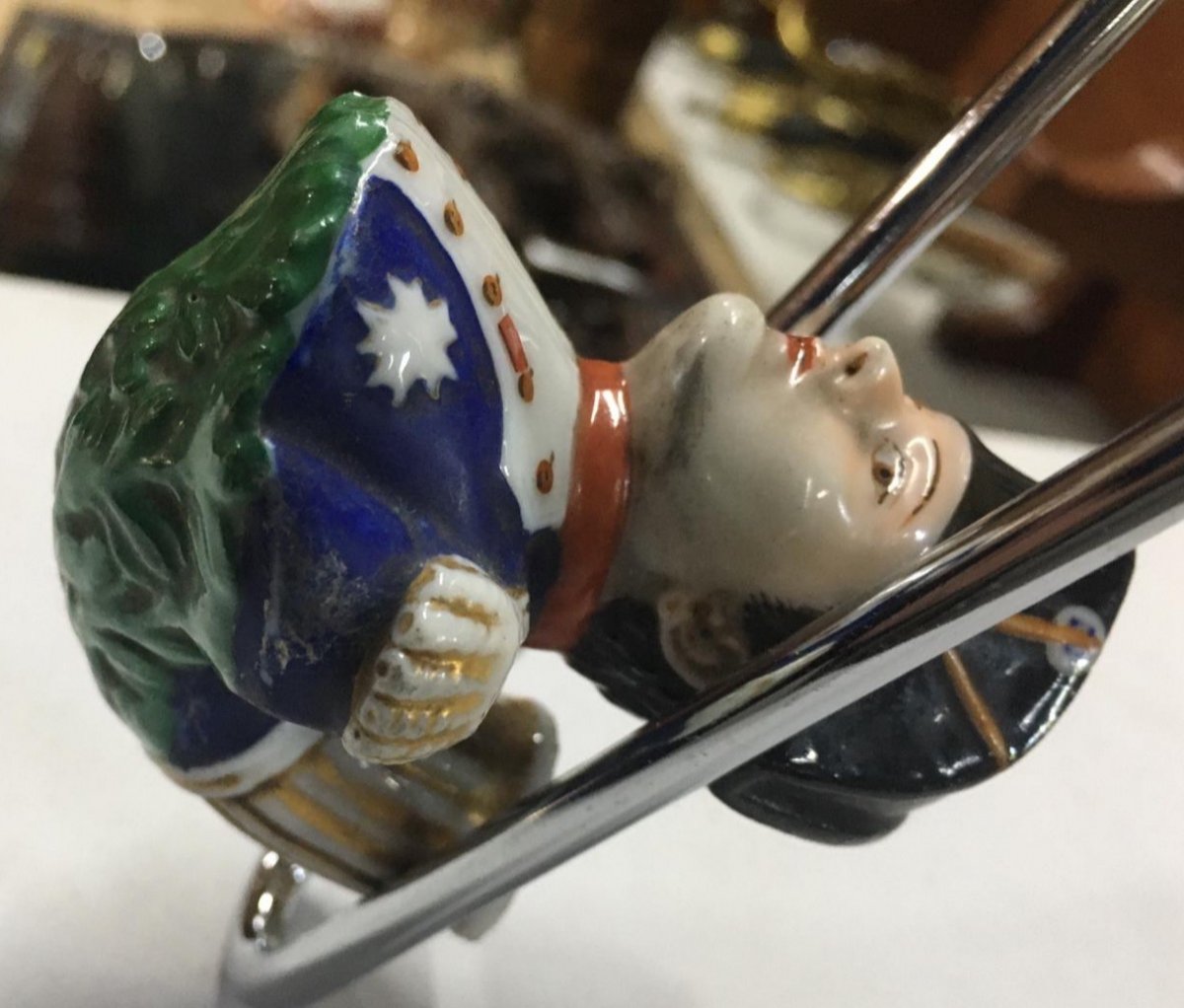 Nineteenth Porcelain Napoleon Pipe Head-photo-2