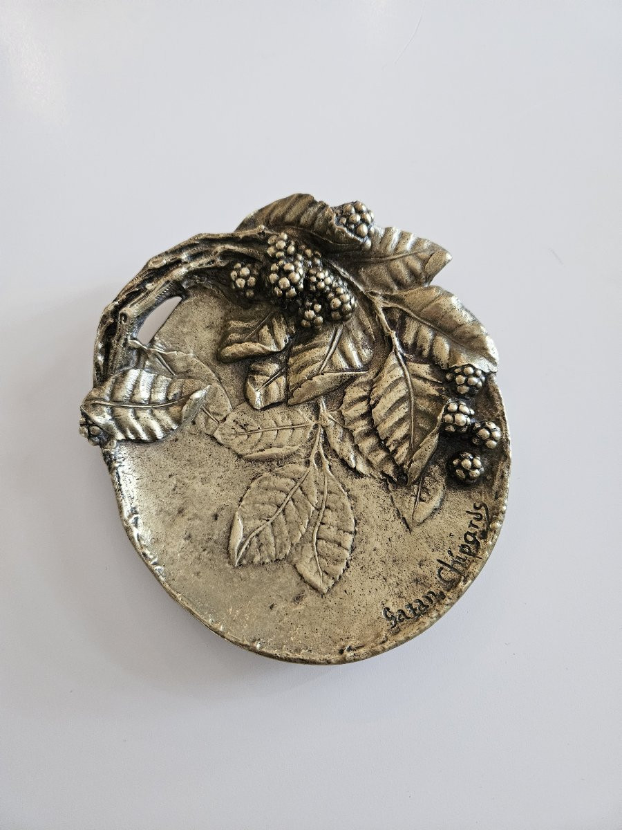GAZAN CHIPARUS - Coupe vide poche en Bronze doré - Art Déco-photo-1