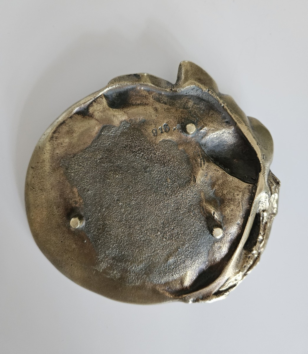 GAZAN CHIPARUS - Coupe vide poche en Bronze doré - Art Déco-photo-3